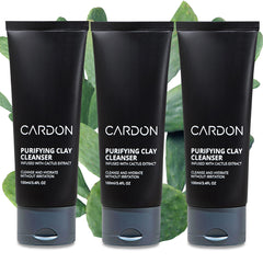 Cardon deep pore cleaning clay face wash bottle focused on oil control