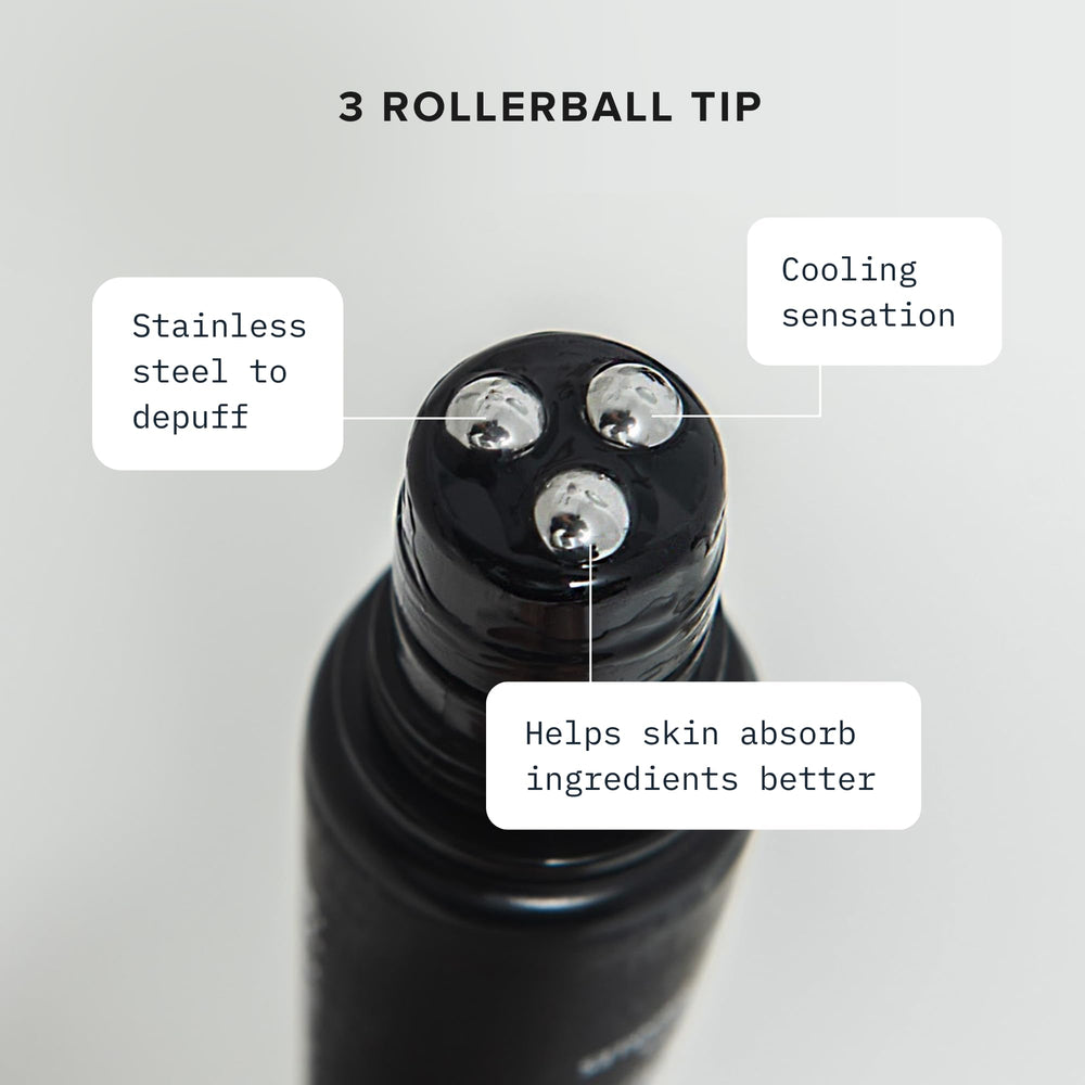 Cardon eye roller application in motion under the eye area