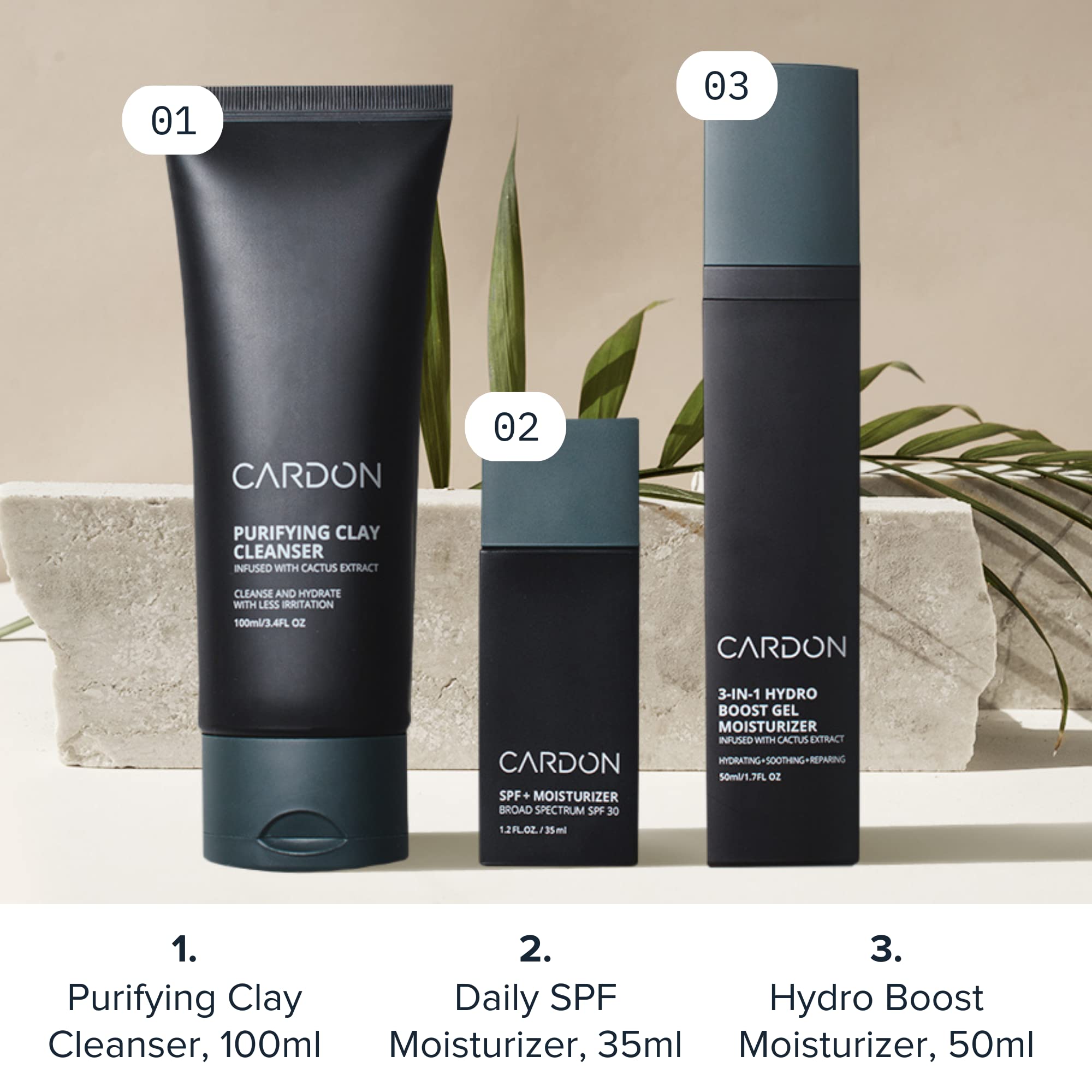 Cardon hydro-boost gel moisturizer provides lightweight hydration with Niacinamide and Rosehip