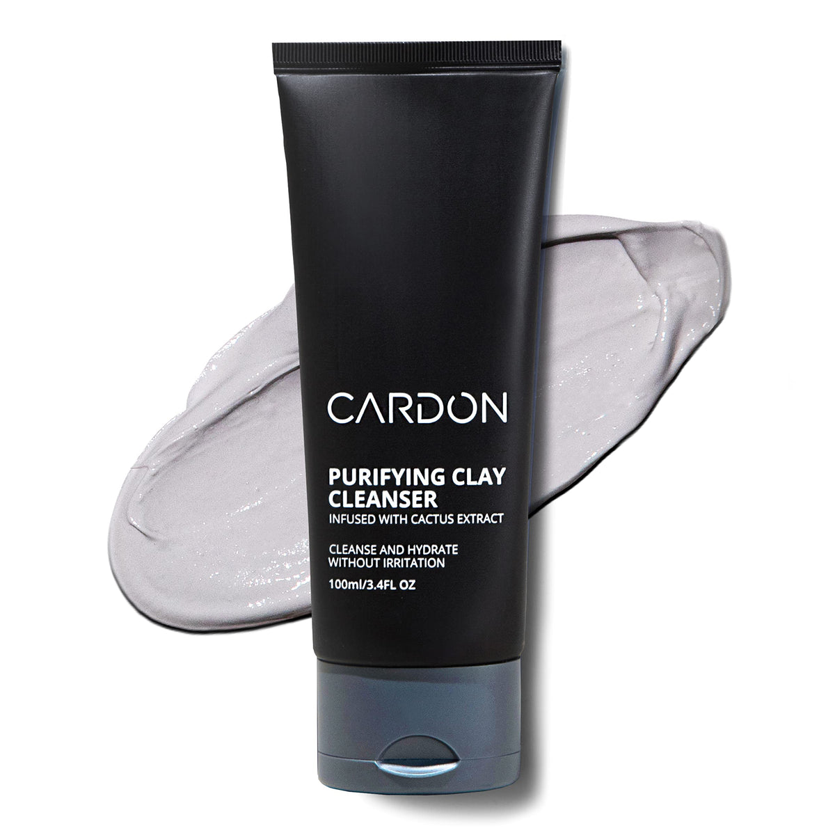 Cardon Men's Deep Pore Cleaning Clay Face Wash bottle with premium packaging for daily use