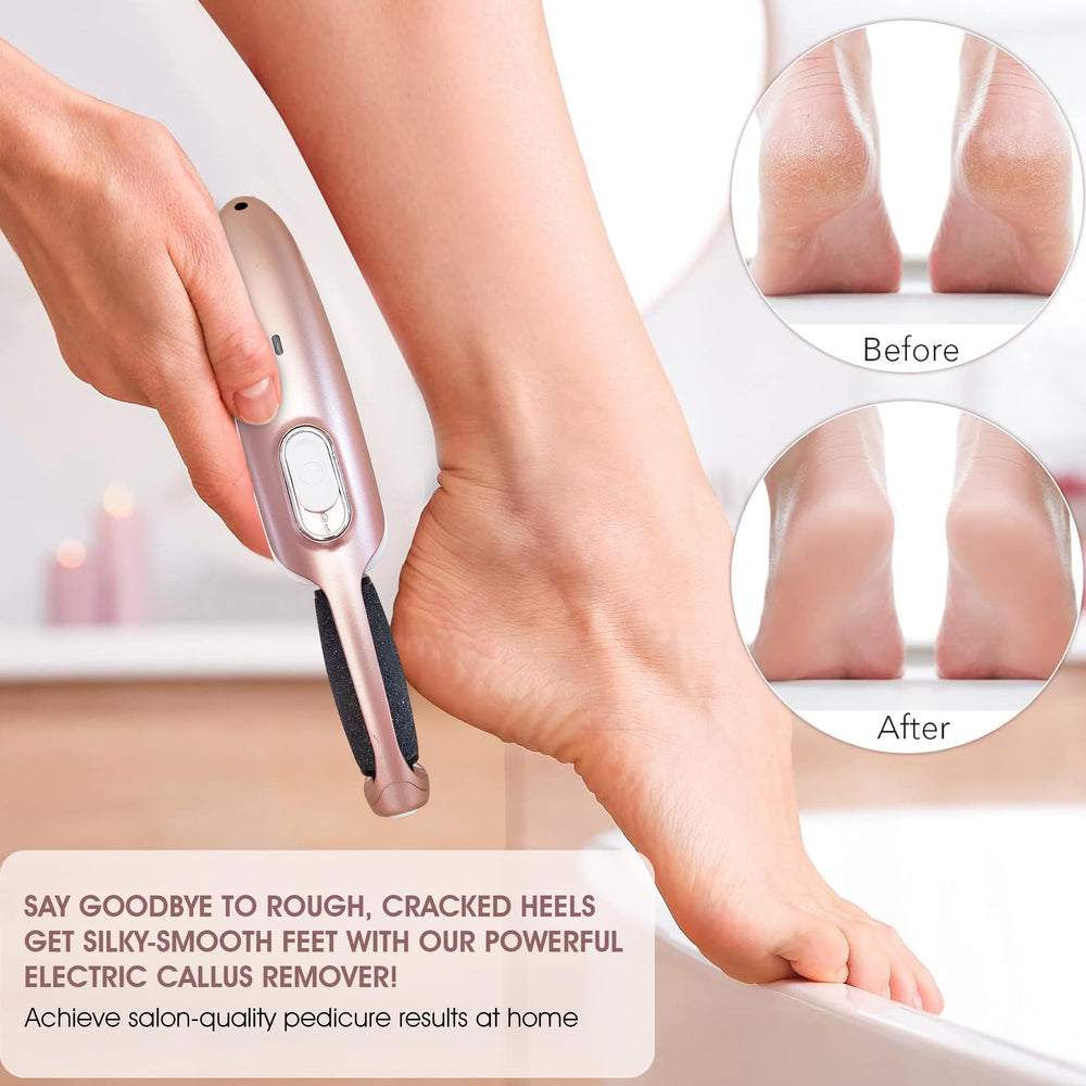 Care Me LED precision light helps target rough spots.