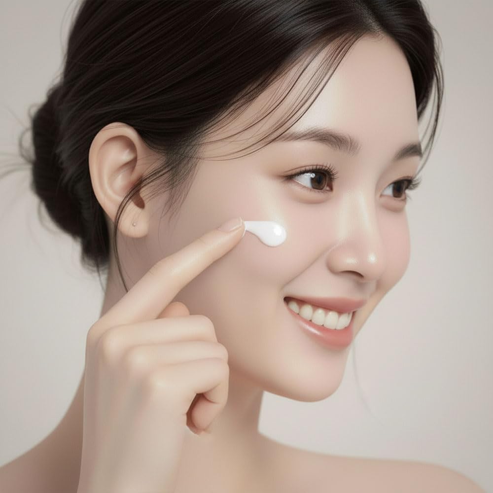 CARE:NEL Cream texture closeup reveals creamy, nourishing consistency.