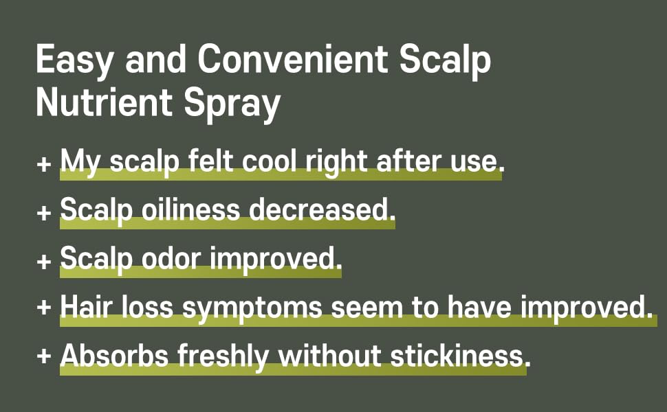 Close-up of CARE:NEL Scalp Tonic bottle showing spray mechanism and label