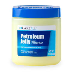 CareAll Petroleum Jelly jar unscented 8 oz for versatile skin protection and moisturization.