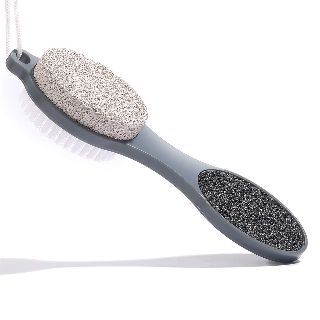 CAREHOOD foot file callus remover 4-in-1 helps smooth rough heels at home.