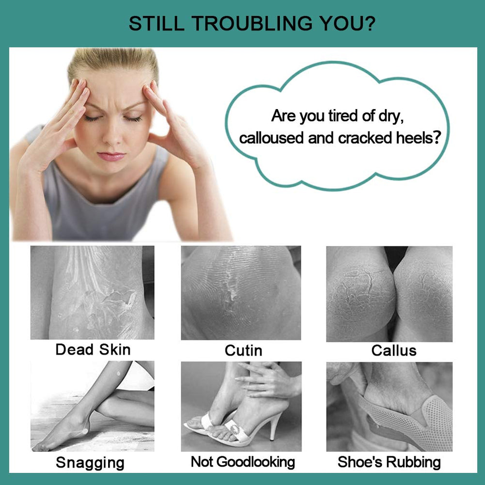 CAREHOOD foot scrubber brush cleans away dead skin for a fresh start.
