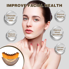 CARELAX dry brush tool highlighting jawline sculpting and defined contours