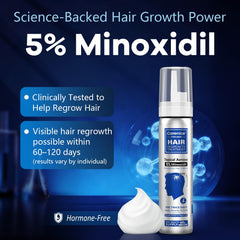 CARENICE Biotin-infused Minoxidil Foam supports follicle health and potential growth