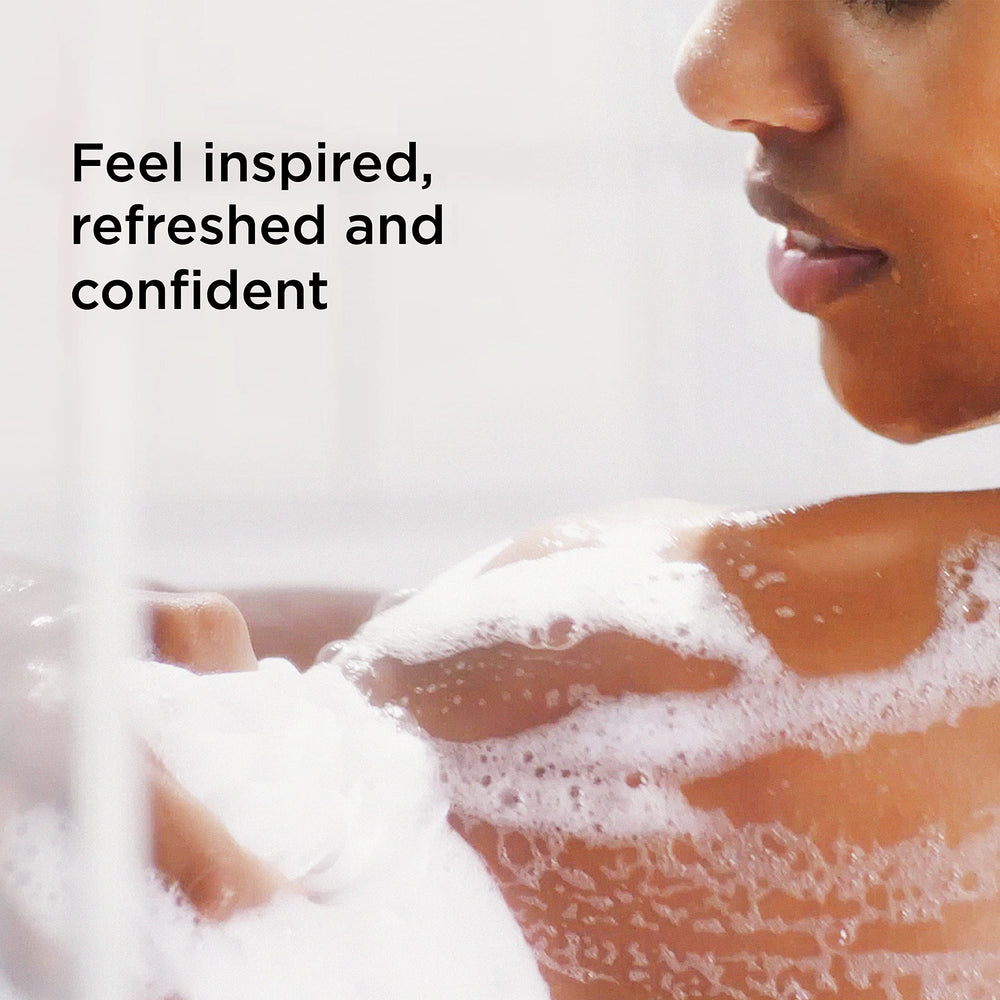 Caress 6-pack packaging display emphasizes value for daily use