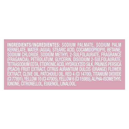 Caress shower scene with spa-like creamy cleanse and scent.