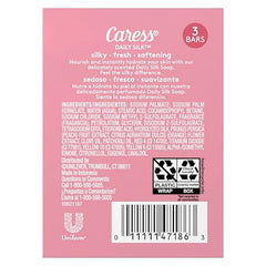 Caress Beauty Bar soap emphasizes white peach and orange blossom fragrance.