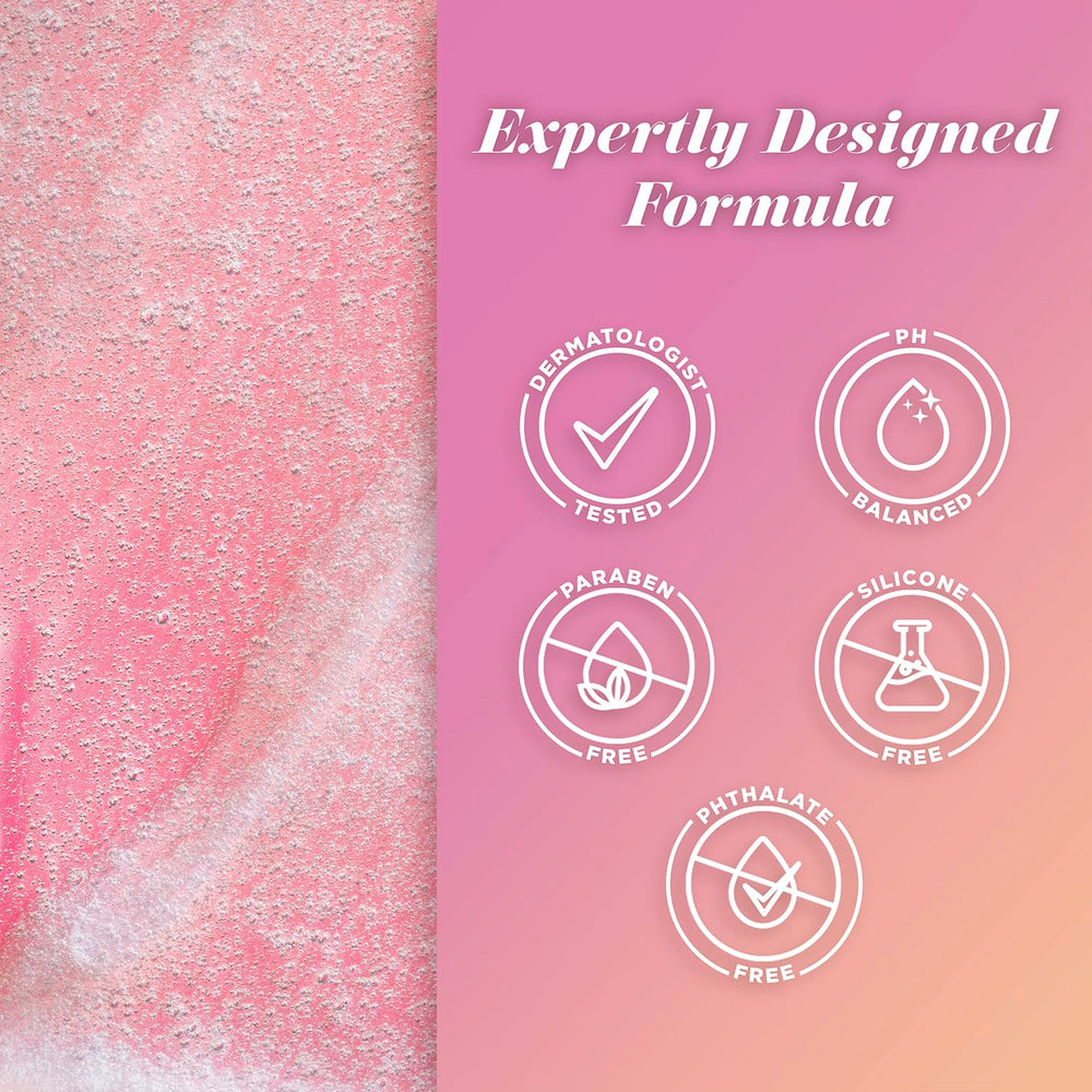Caress dermatologist-tested label indicating skin-friendly cleansing formulation.