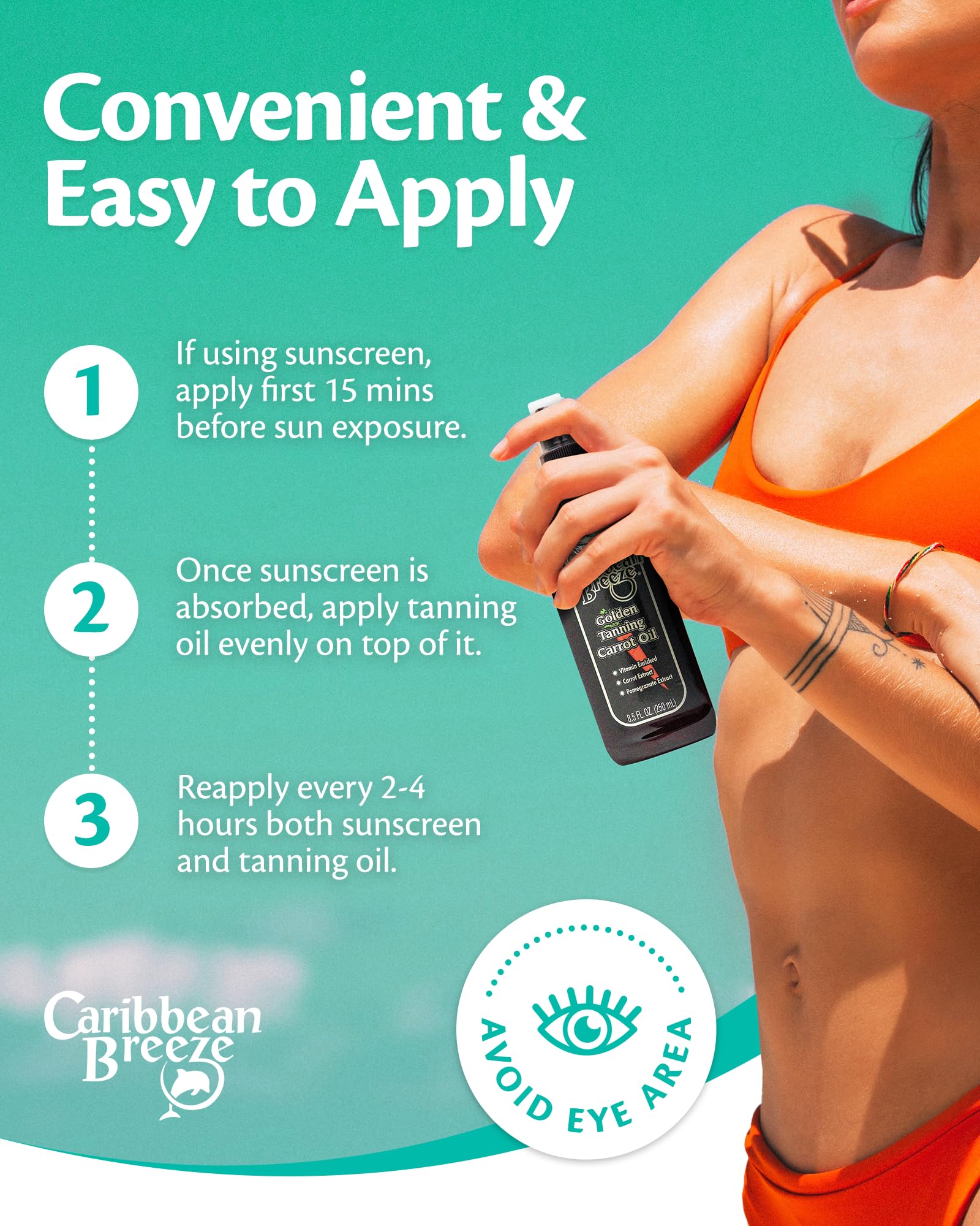 Caribbean Breeze moisturizes skin with essential fatty acids.
