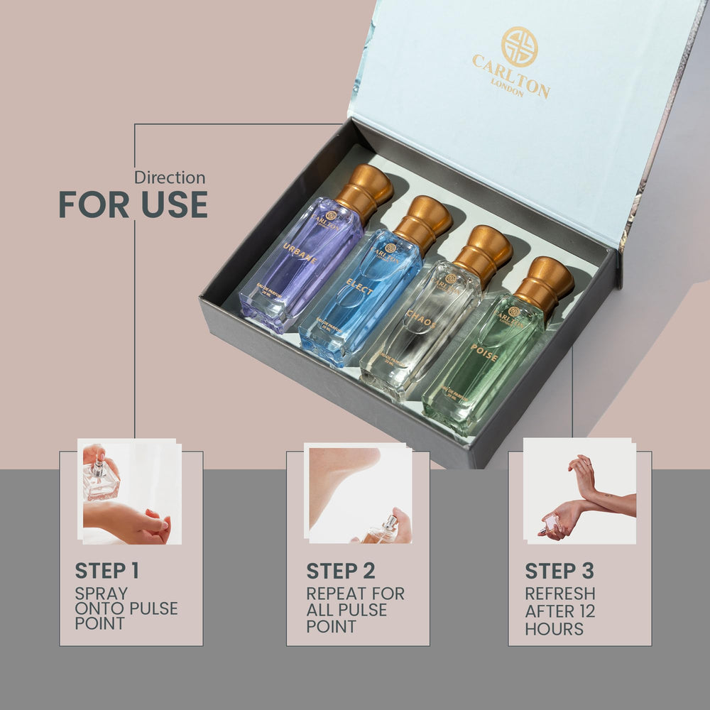 Travel-ready Carlton London Elite gift set appeals to couples.