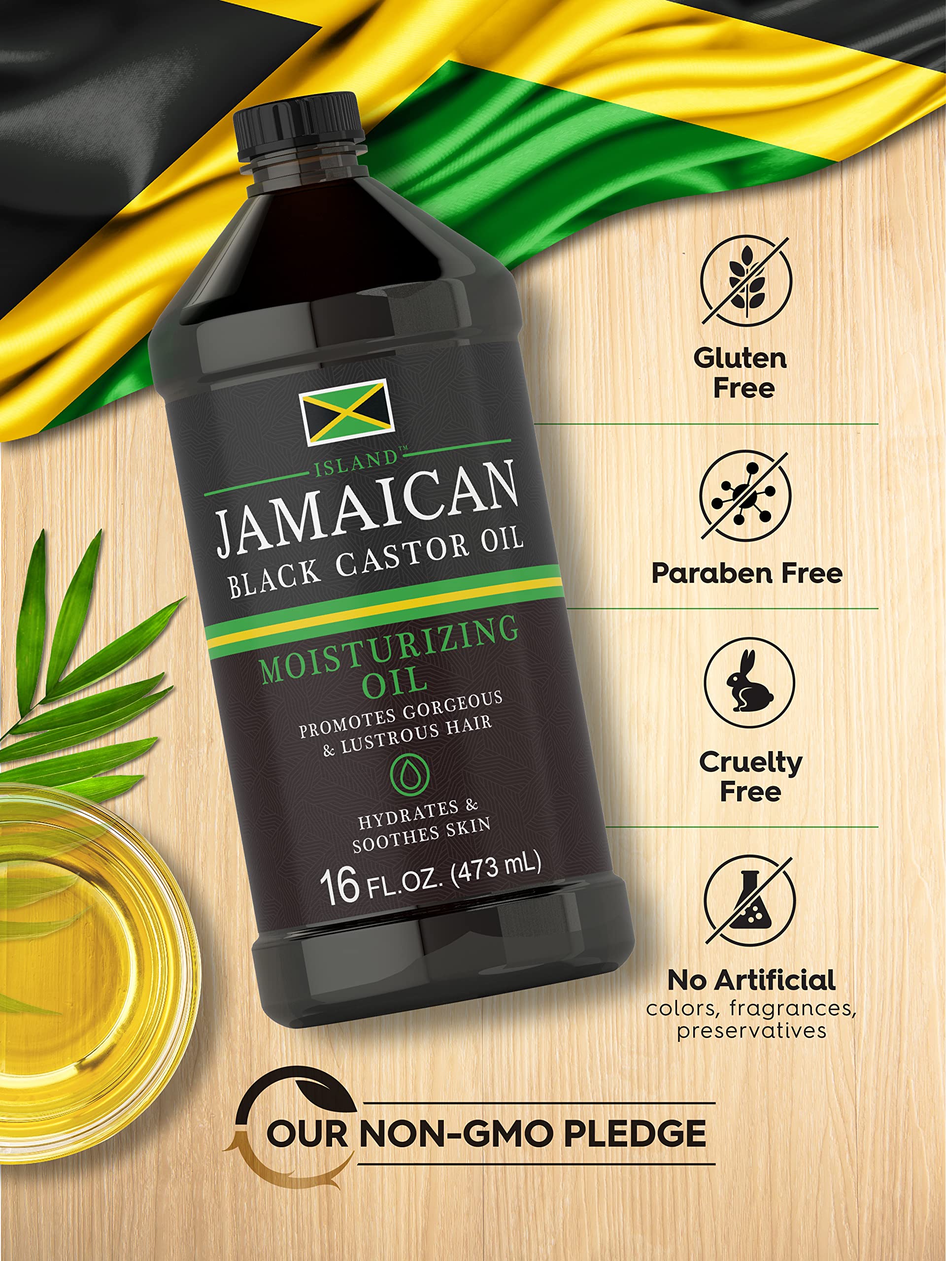 Applying Carlyle Jamaican Black Castor Oil to hair ends for nourishment