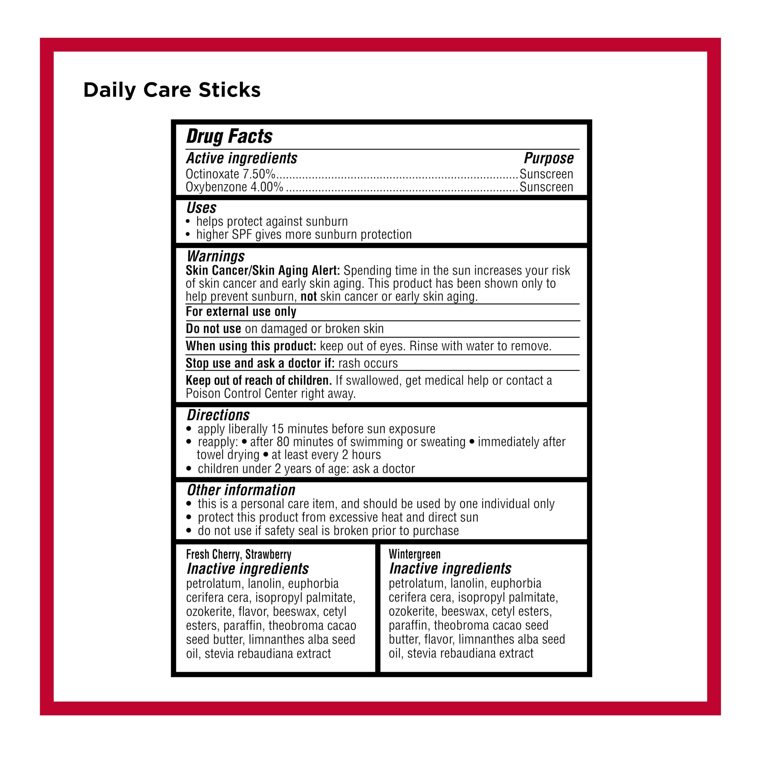 Carmex 9-count variety pack bag for convenient travel lip protection.