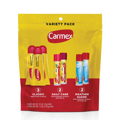 Carmex Classic tubes glide smoothly for daily moisture.