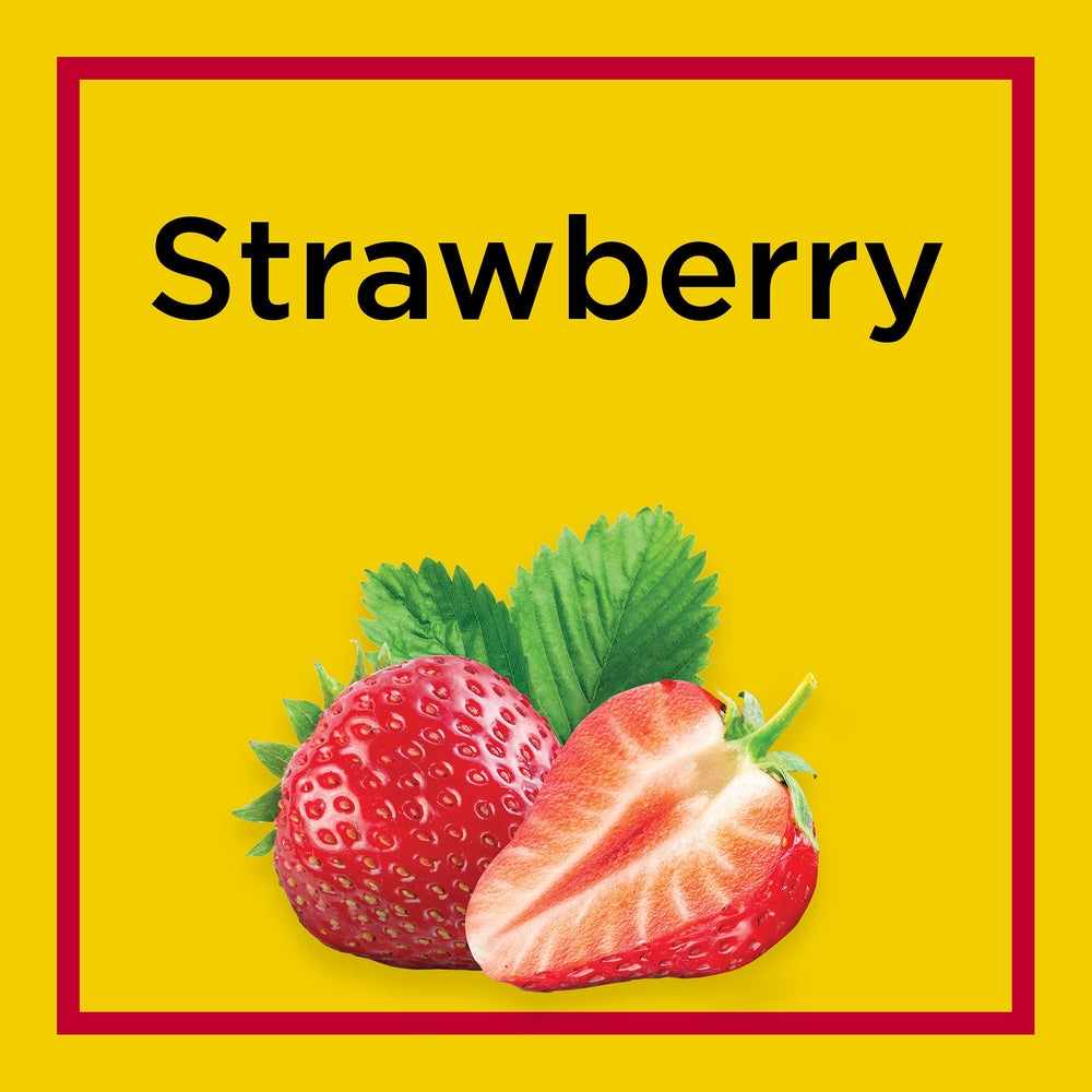 Carmex Daily Care SPF15 Strawberry lip balm tube back view highlighting SPF 15 protection