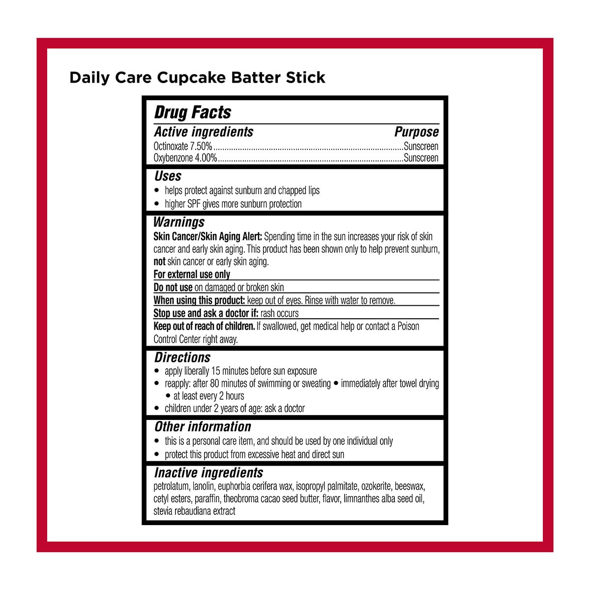 Carmex Daily Care Pack display; cruelty-free lip care in one set.