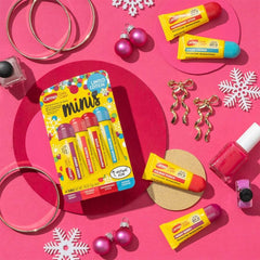 Carmex Holiday Punch mini tube lip balm flavor for outdoor use