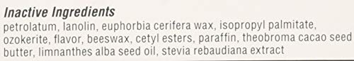 Product-in-use on lips during outdoor activity, strawberry scent noted.