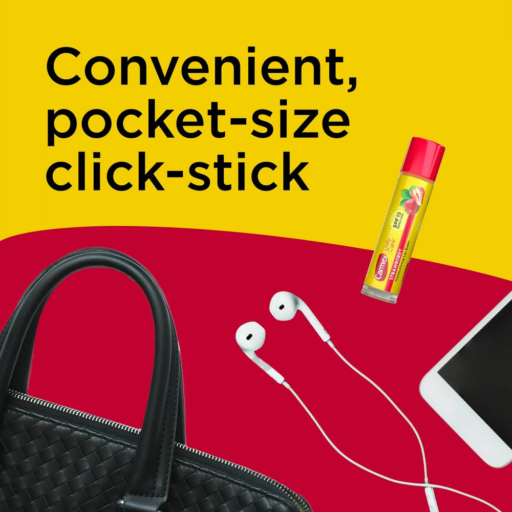 Carmex lip care routine essential for seasonal dryness.