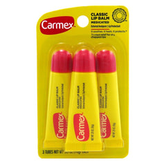 Carmex Original Formula lip balm tubes in a 12-pack, ideal for on-the-go lip care.