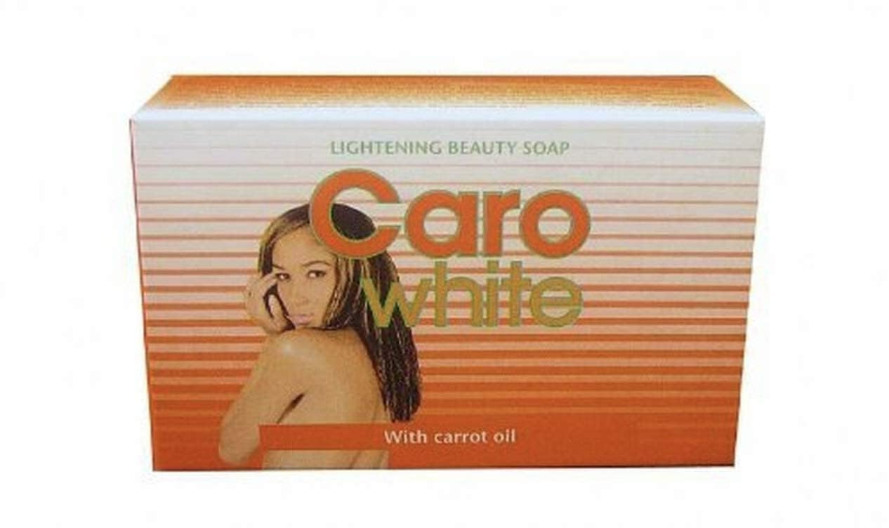 Caro White Beauty Skin Tone Soap bar close-up showing rich lather for even-toned skin