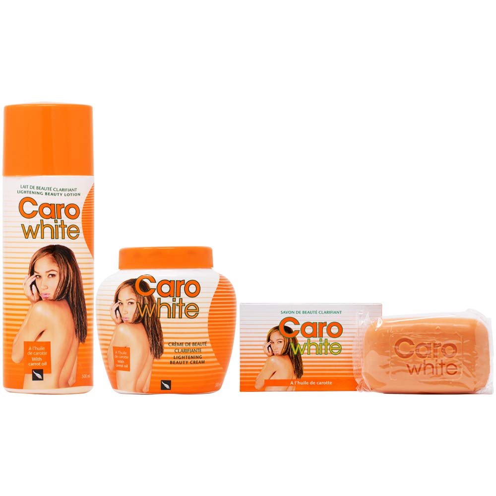 Caro White Set-3 lotion and cream duo delivering lightweight hydration for daily use.