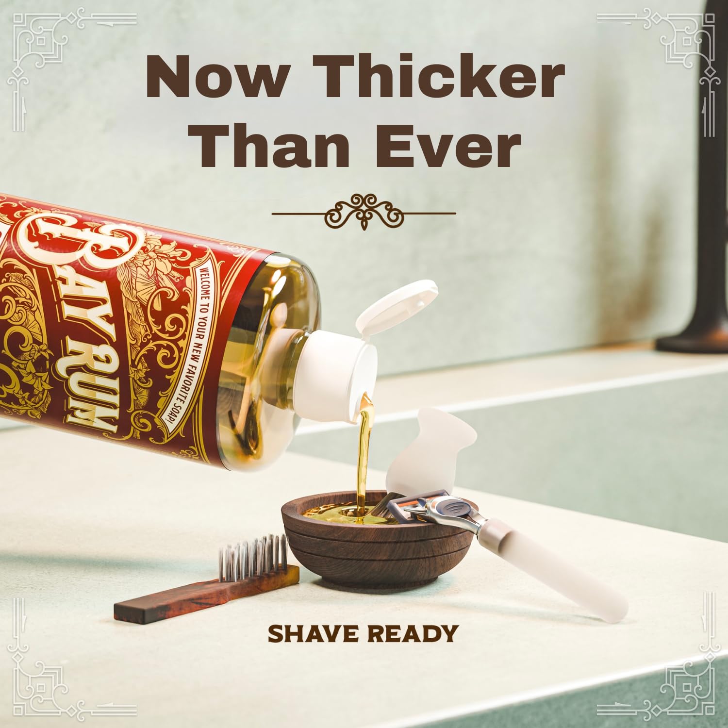 Creamy lather demonstrates non-drying, nourishing wash suitable for daily use.