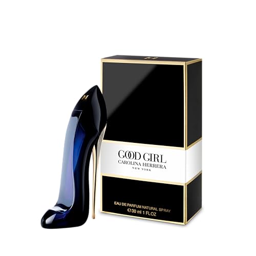 Carolina Herrera Good Girl 1oz EDP packaging, compact travel-friendly size for on-the-go glamour.