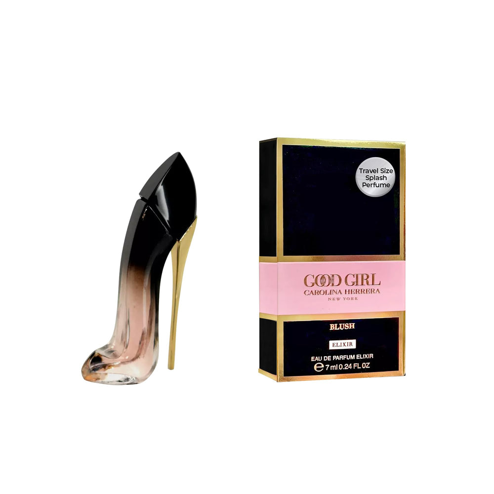 Carolina Herrera Good Girl Blush Elixir bottle pour for on-the-go refresh.