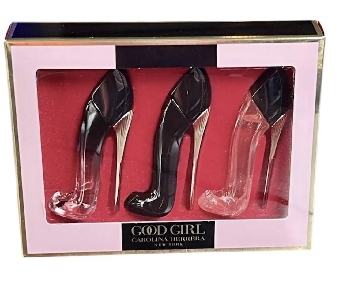 Carolina Herrera Good Girl Gift Set packaging close-up, elegant presentation for gifting.