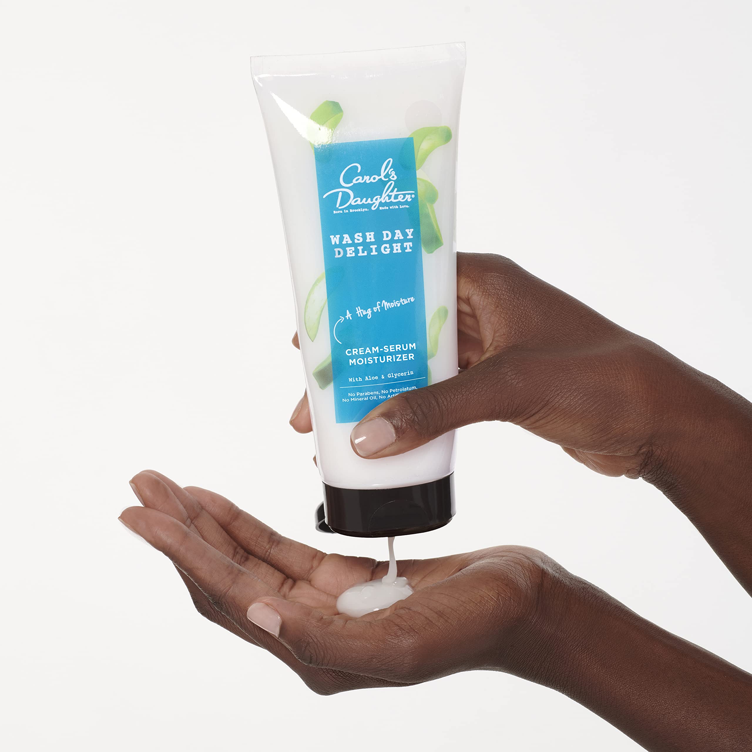 Carol's Daughter Wash Day Delight lightweight feel emphasizes breathable hydration for curls