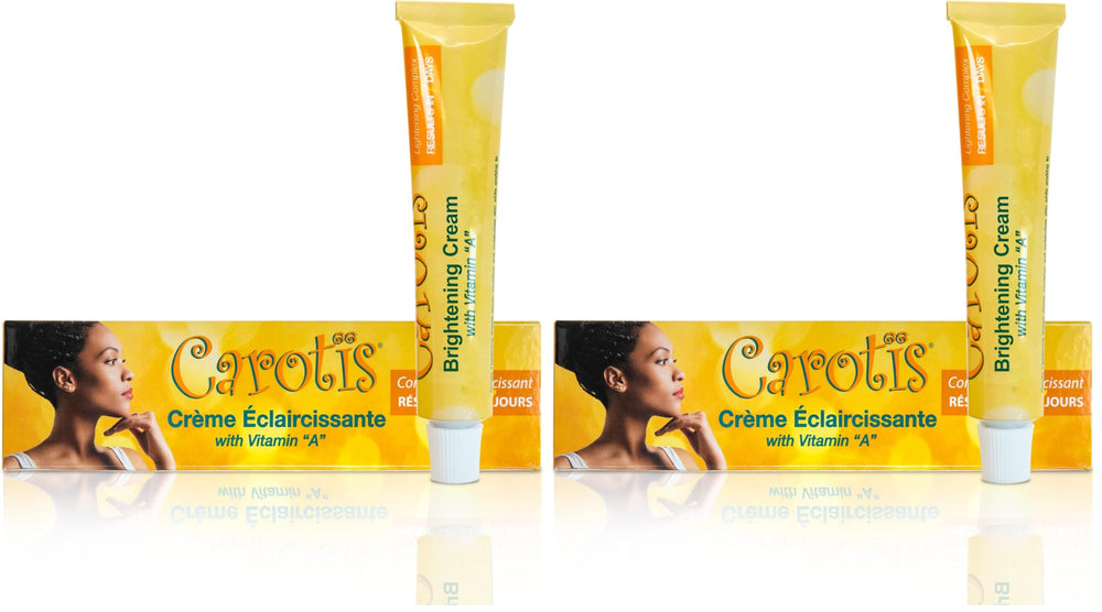 CAROTÏS Brightening Cream two-pack front view for daily routine.