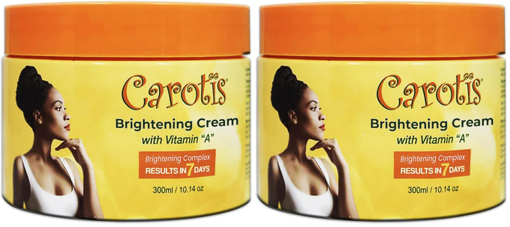 CAROTÏS Skin Brightening Cream two-pack packshot for convenient routine.