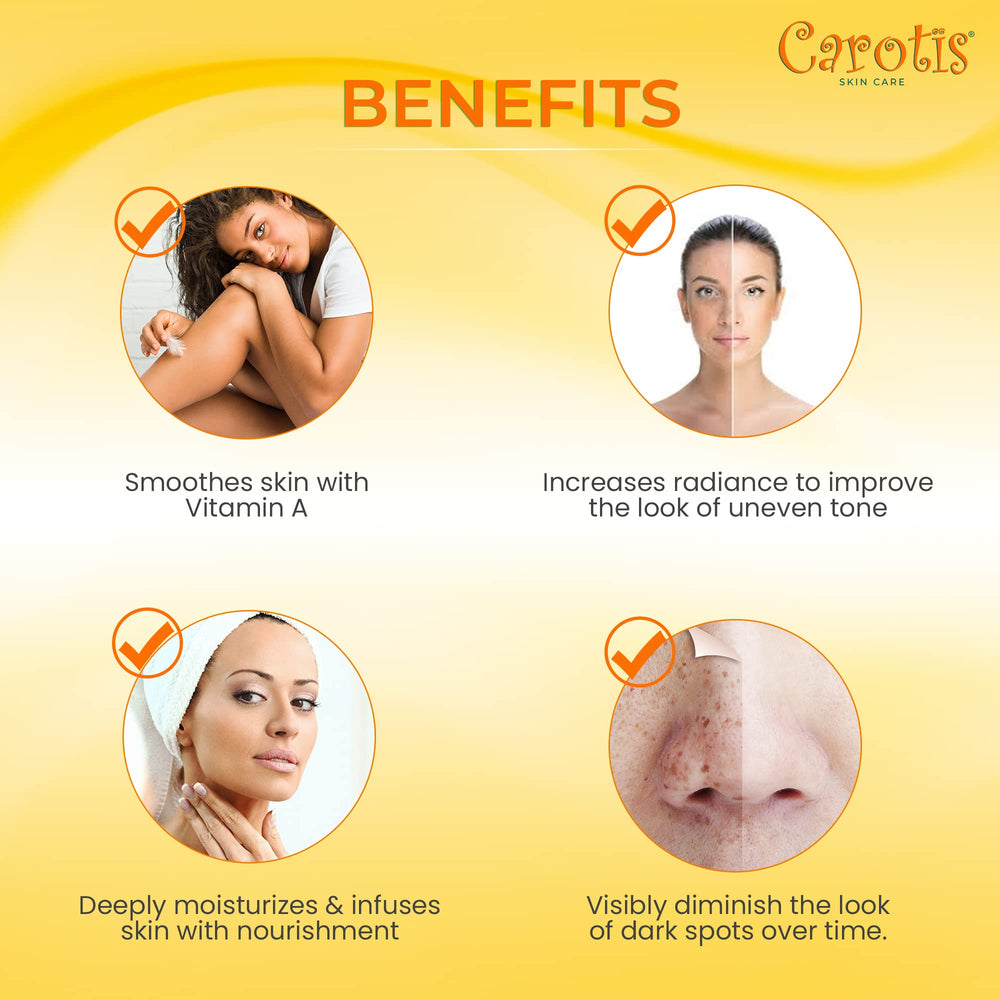 CAROTÏS Carrot Oil glow and antioxidant protection in action.