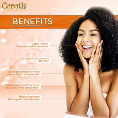 CAROTÏS Exfoliating Soap lather close-up illustrating rich cleansing foam