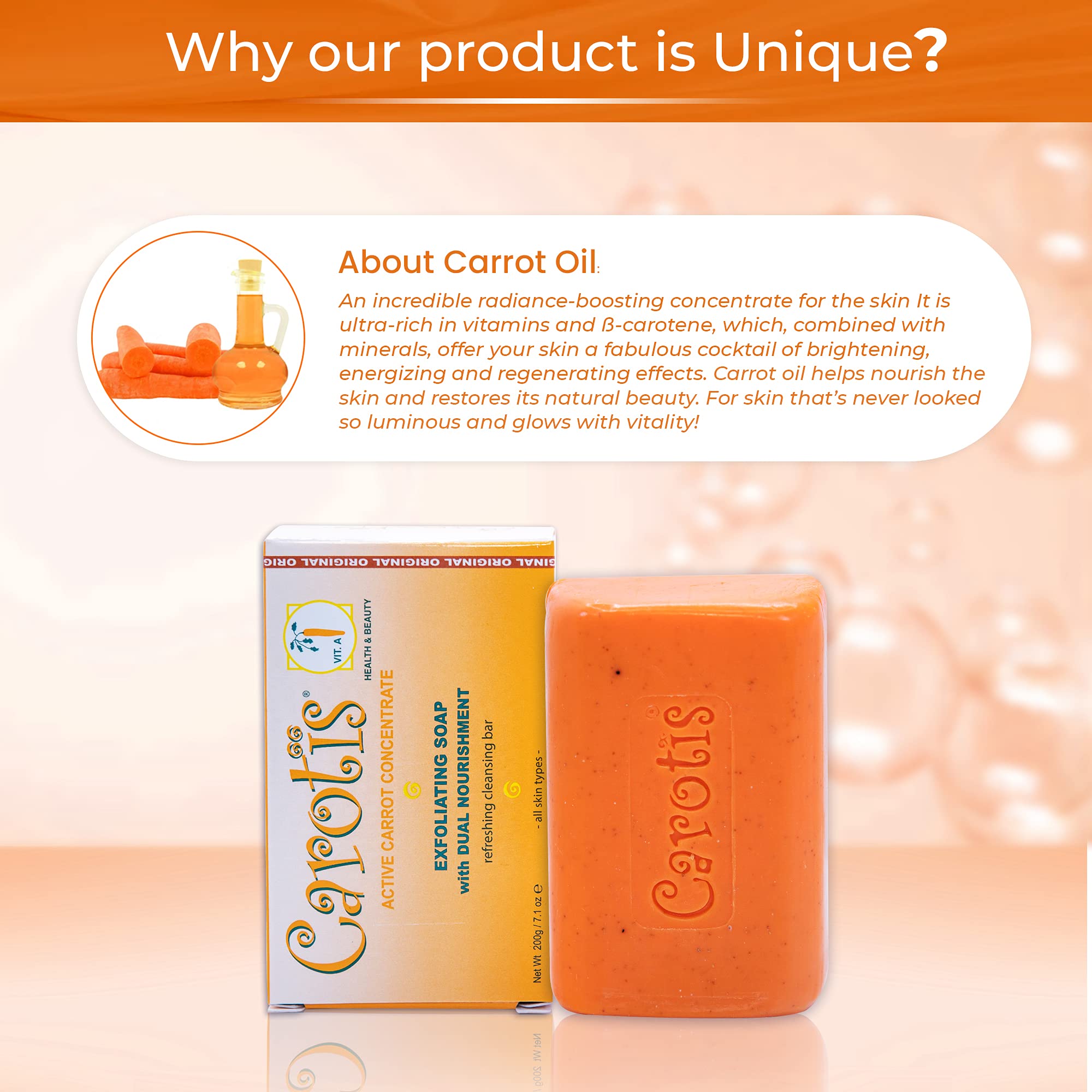 CAROTÏS Pack of 2 presentation shows convenient at-home routine