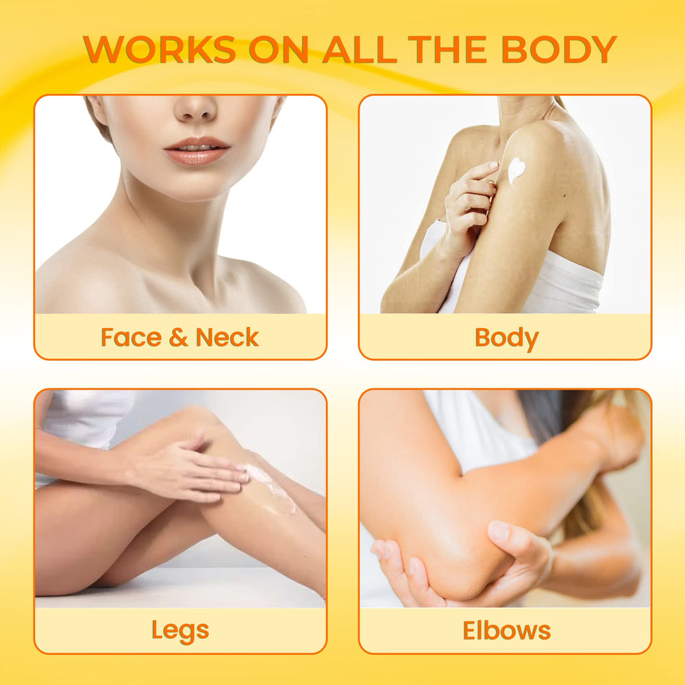 CAROTÏS body lotion on skin shows softening and subtle glow.