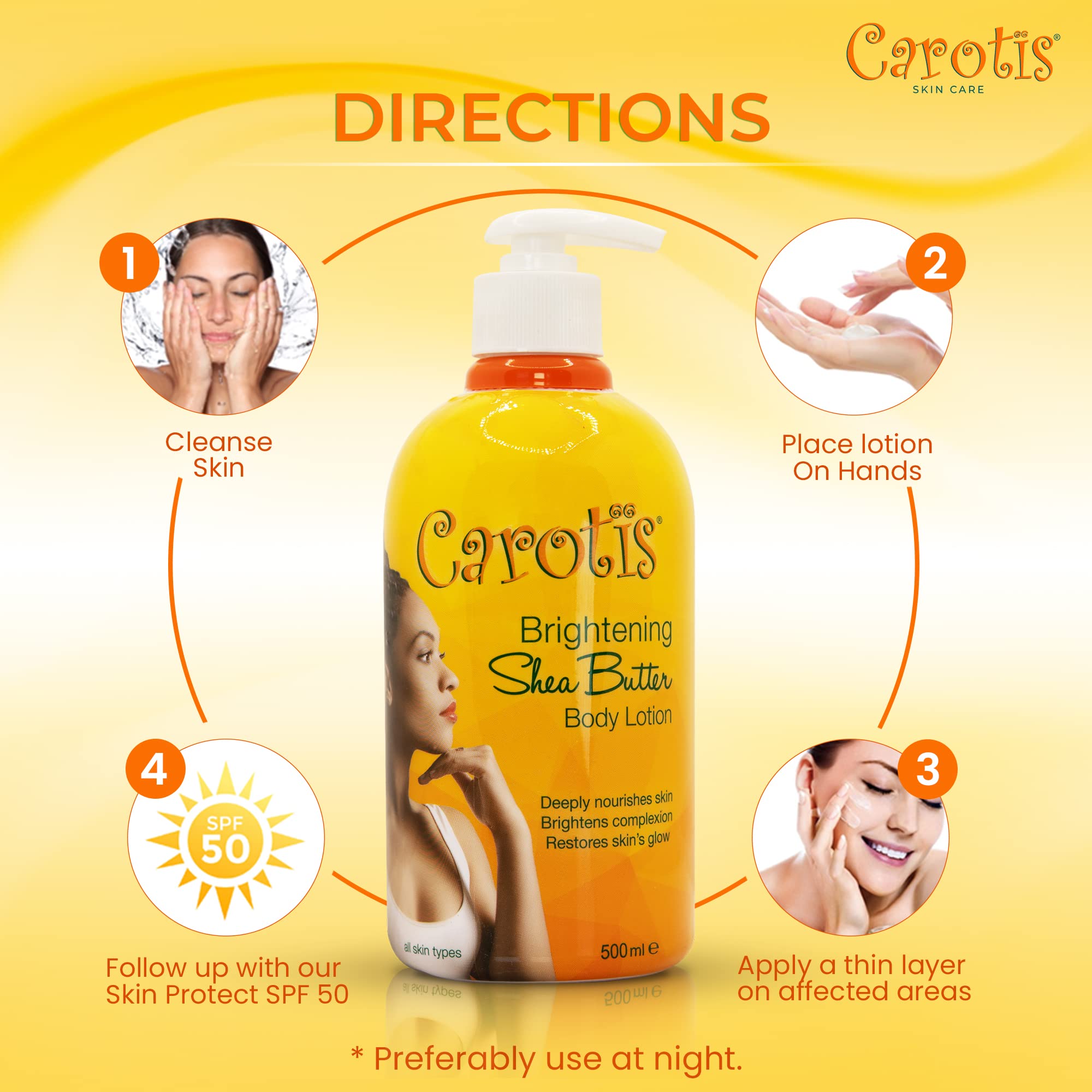 CAROTÏS SPF-30 sunscreen reminder complements daily use after application.