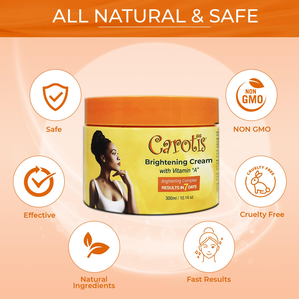 CAROTÏS two-pack box highlights vitamin A and carrot oil benefits.