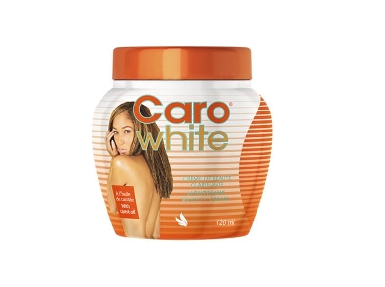Carowhite cream jar 120ml showing compact travel size ideal for daily hydration and convenience.