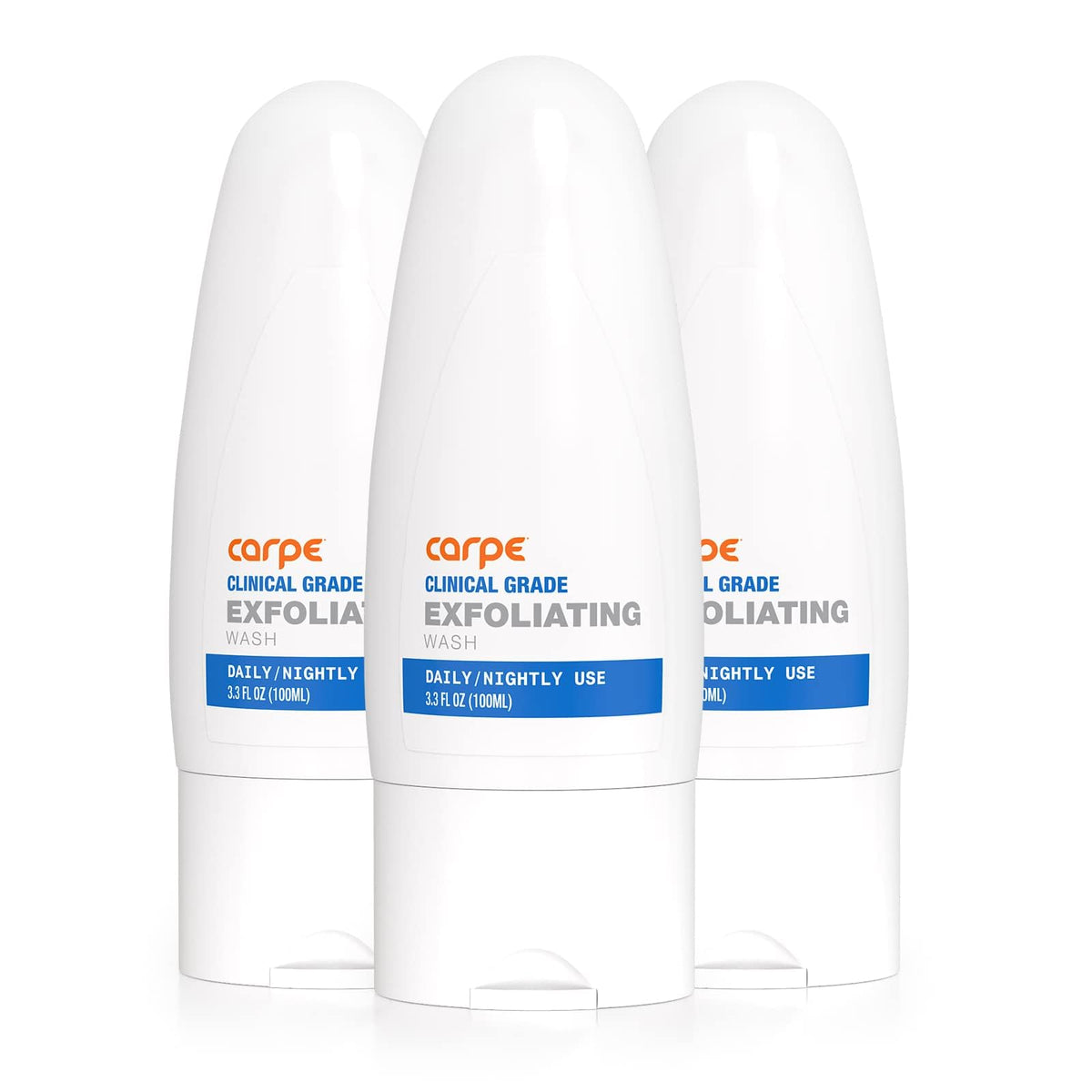 Carpe exfoliating underarm scrub with minty freshness ready for daily deodorant.