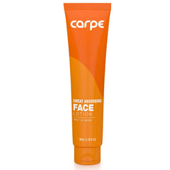 Carpe Face Lotion packshot showing gelled powder texture for a dry, comfortable feel.