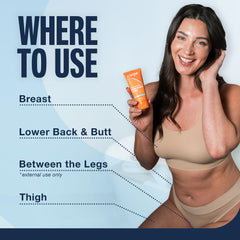 Carpe Feminine Care packaging front highlights clean design and sensitive-skin suitability.