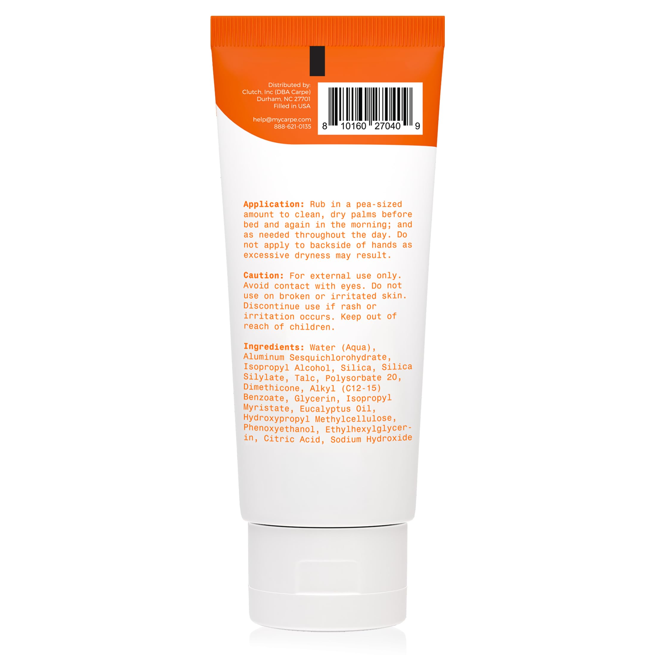 Good Morning America mention is visible, adding credibility to Carpe lotion