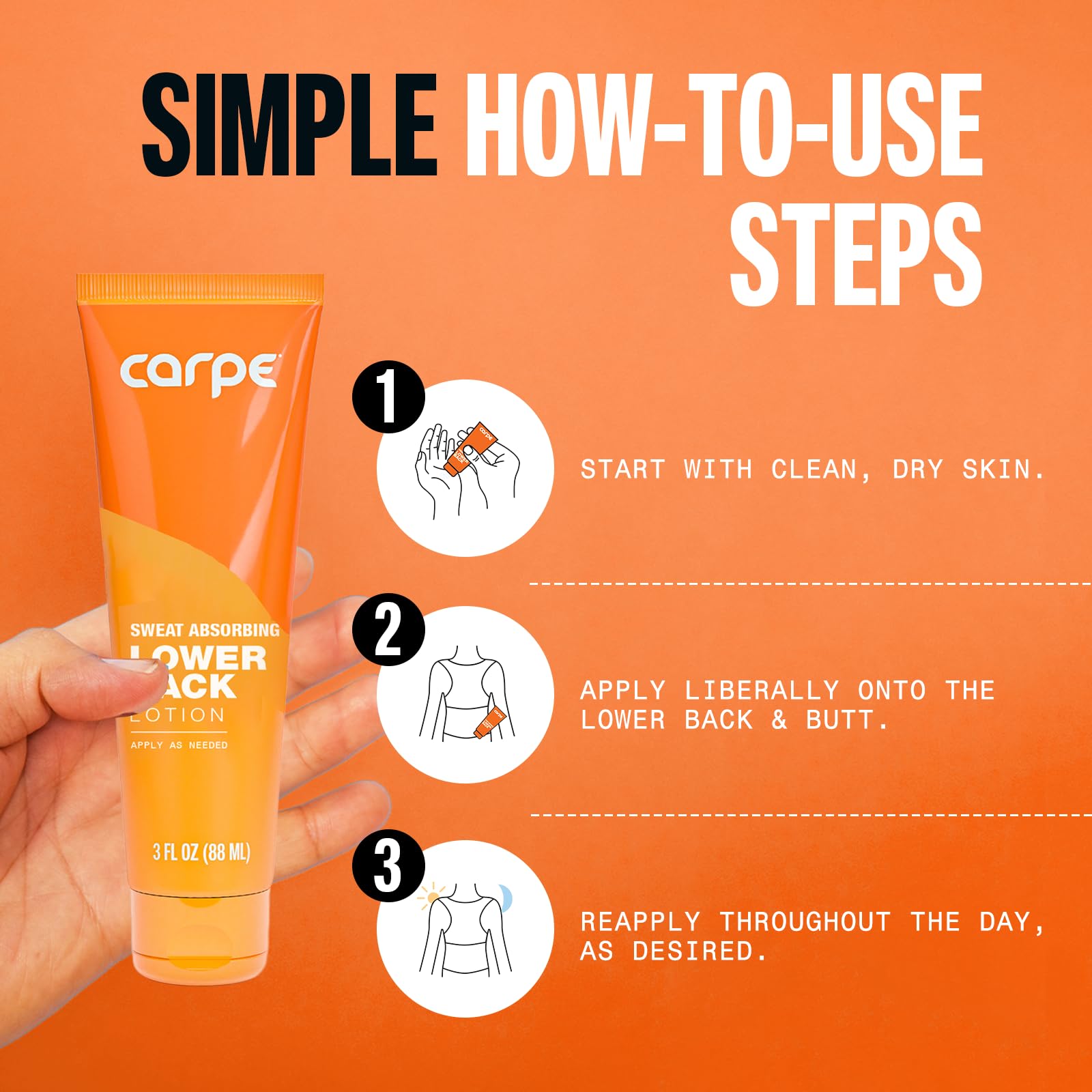 Carpe parfum frais, odeur agreable apres application legere.