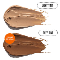 Carpe Primer Face Deep Tint Swatches illustrate a shade for deeper tones with a smooth look.