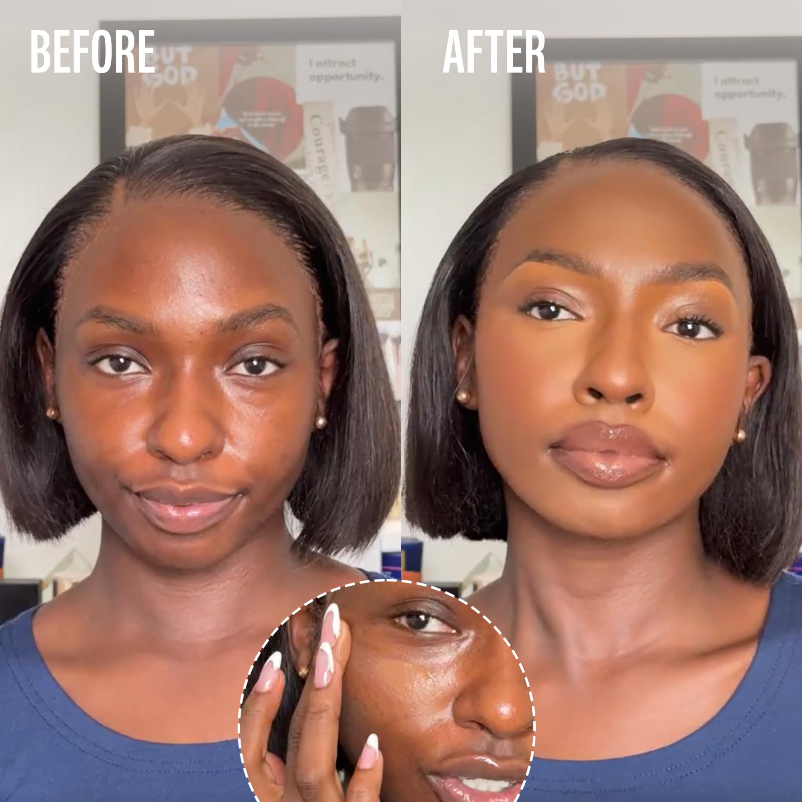 Carpe Primer Face Velvet Finish Application delivers a weightless, smoothing base for makeup.